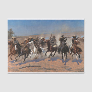 Papel De Seda Un salto para la madera por Frederic Remington