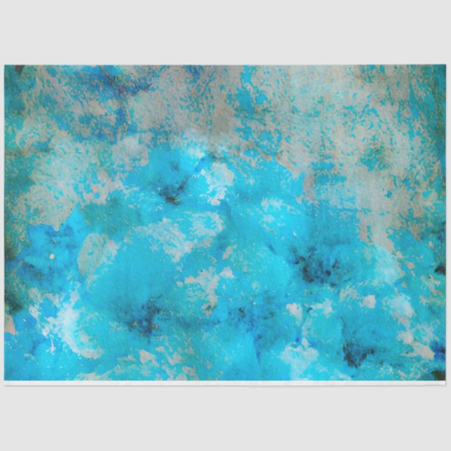 Papel De Seda Un Shabby azul Chic Ephemera Design Series 11 (Anverso)