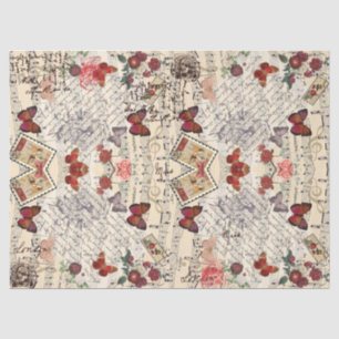 Papel De Seda Un sueño de mariposa roja