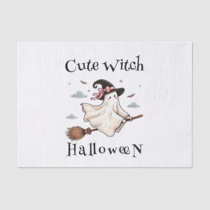 Papel De Seda Una bruja simple y elegante primero de Halloween