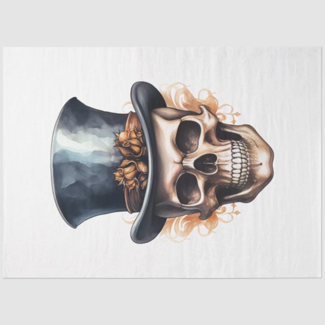 Papel De Seda Una Colección de Diseños de Halloween Vintage 3 (Anverso)