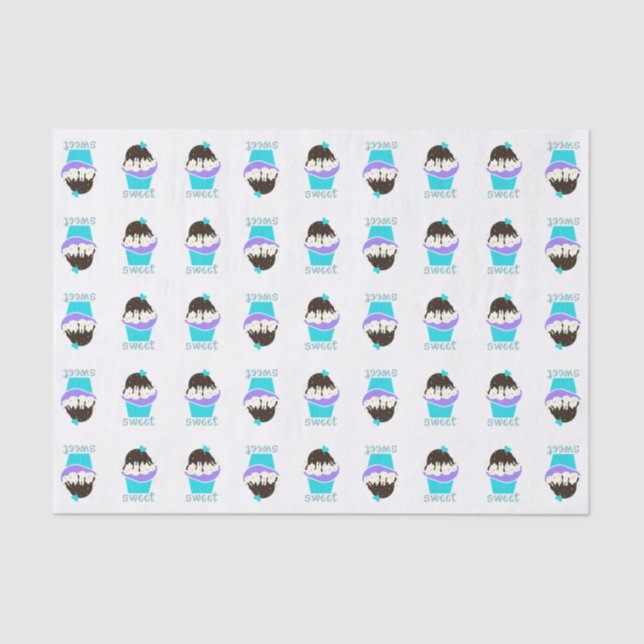 Papel De Seda Una copa llena de dulzura (Anverso)