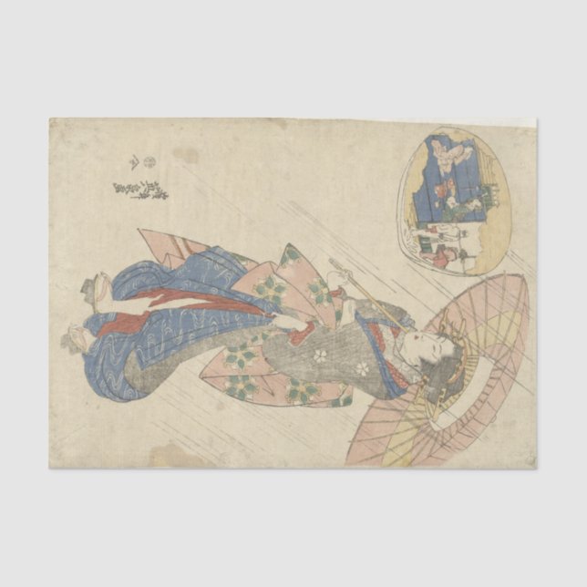 Papel De Seda Una ducha de Japón (Anverso)