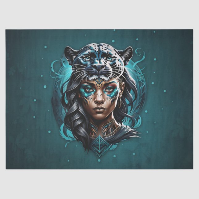 Papel De Seda Una fascinante mujer de fantasía (Anverso)