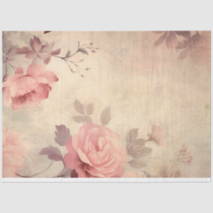 Papel De Seda Una habitación de costura floral Serie Diseño #17