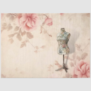 Papel De Seda Una habitación de costura floral serie diseño #2