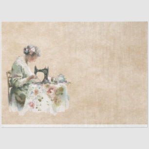 Papel De Seda Una habitación de costura floral Serie Diseño #24