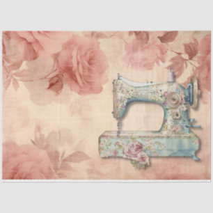 Papel De Seda Una habitación de costura floral Serie Diseño #26