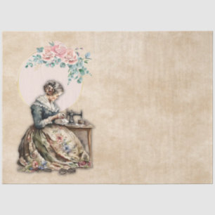 Papel De Seda Una habitación de costura floral Serie Diseño #29