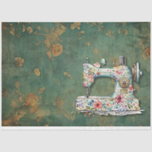 Papel De Seda Una habitación de costura floral Serie Diseño #40