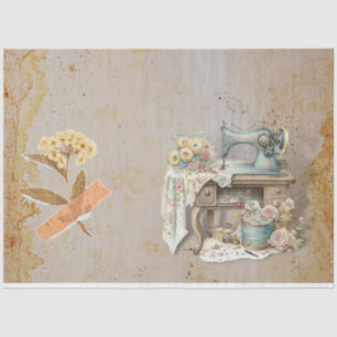 Papel De Seda Una habitación de costura floral serie diseño #5