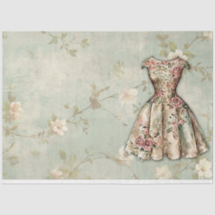 Papel De Seda Una habitación de costura floral Serie Diseño #7