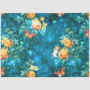 Papel De Seda Una hada en la serie de diseño de jardín 11