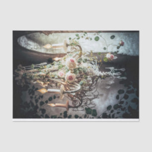 Papel De Seda Una hermosa lámpara de araña francesa