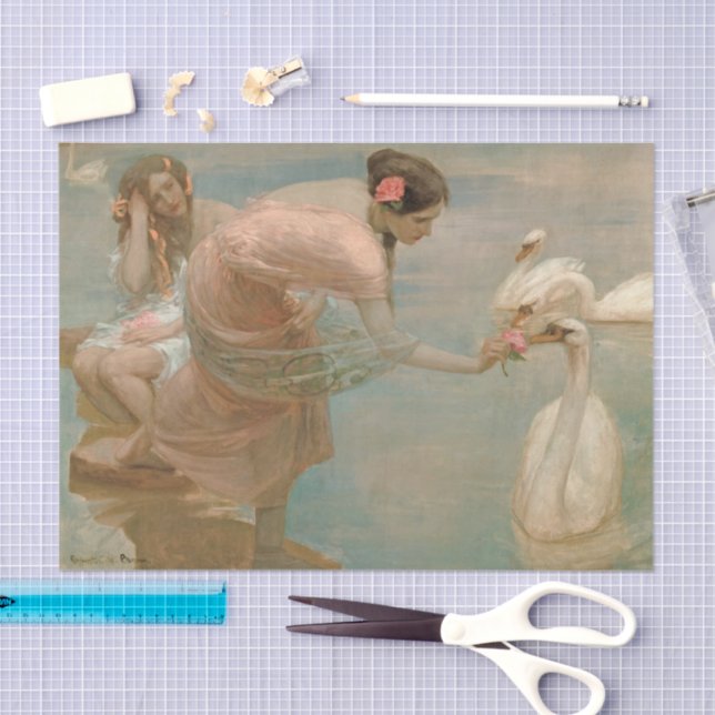 Papel De Seda Una mañana de verano | Rupert Bunny (Artesanía)