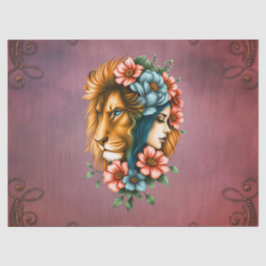 Papel De Seda Una mujer maravillosa cuyo pelo largo y fluido