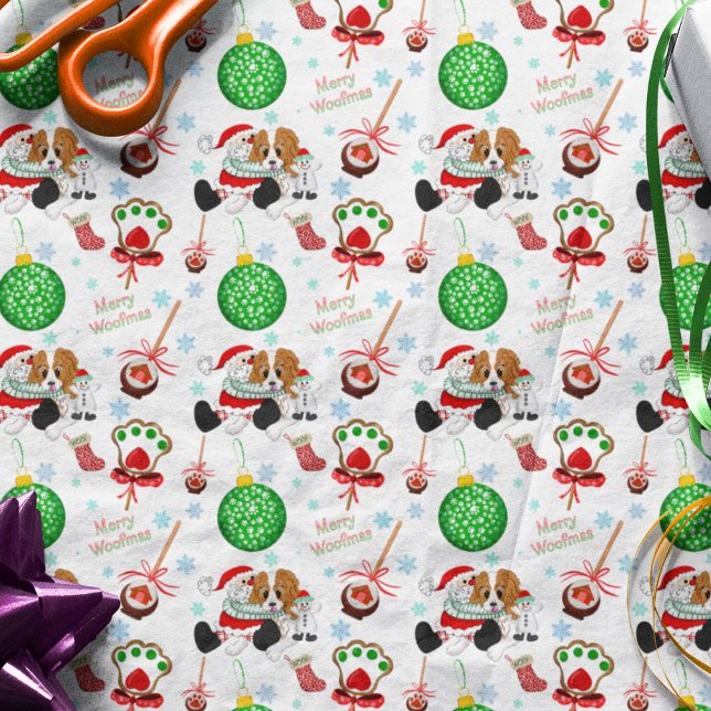 Papel De Seda Una Navidad muy alegre del Cavalier King Charles (Subido por el creador)