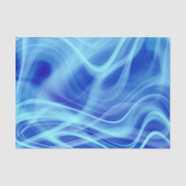 Papel De Seda Una niebla azul mística (Anverso)