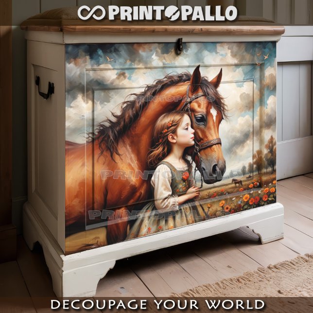 Papel De Seda Una niña y su caballo: una historia de amor (Subido por el creador)