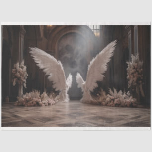 Papel De Seda Una serie de ángel blanco Diseño 7
