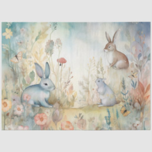 Papel De Seda Una Serie de Bosque Caprichoso Diseño 2