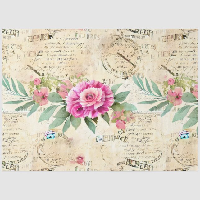 Papel De Seda Una serie de diseño de éfera francesa 18 (Anverso)