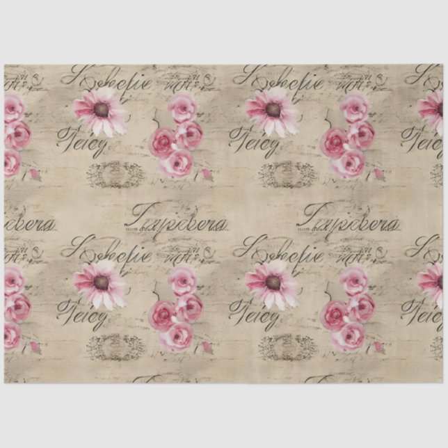 Papel De Seda Una serie de diseño de éfera francesa 20 (Anverso)