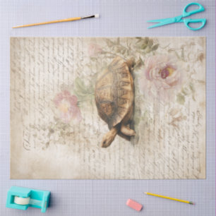 Papel De Seda Una serie de diseño de tortuga vintage #1