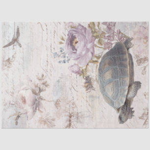 Papel De Seda Una serie de diseño de tortuga vintage #7