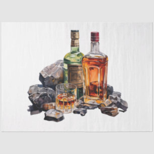 Papel De Seda Una serie de diseños de whisky vintage 3