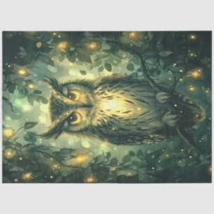 Papel De Seda Una serie de hadas del bosque esmeralda Diseño #2