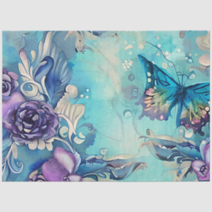 Papel De Seda Una serie de mariposas místicas Diseño 13