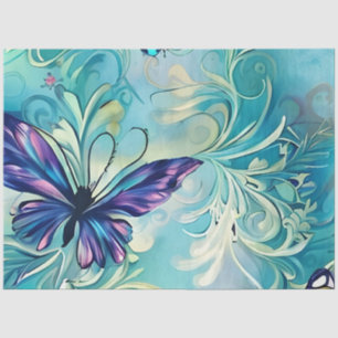 Papel De Seda Una Serie de Mariposas Místicas Diseño 14