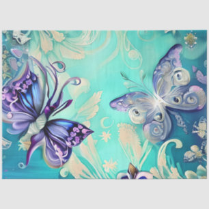 Papel De Seda Una serie de mariposas místicas Diseño 15
