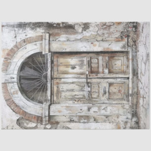Papel De Seda Una serie de puertas rústicas italianas Diseño #3