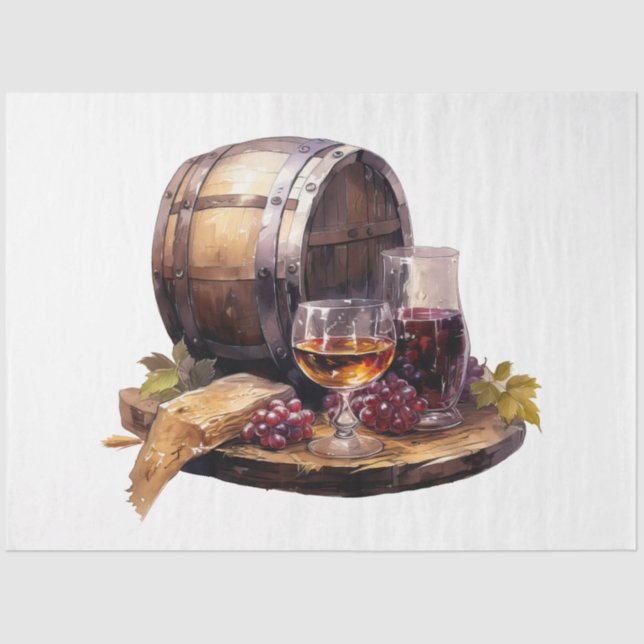 Papel De Seda Una vieja serie de diseño de Whiskey 12 (Anverso)