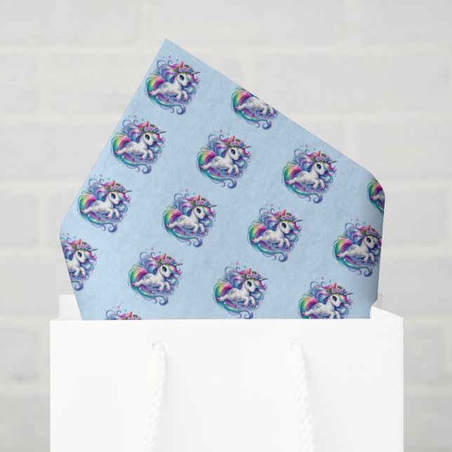 Papel De Seda Unicornio Mágico (Bolsa de regalo)