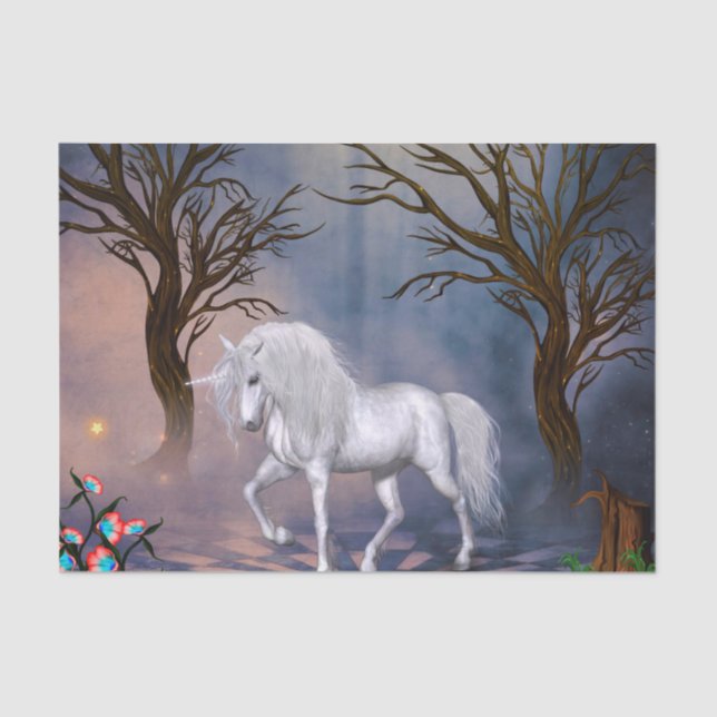 Papel De Seda Unicornio maravilloso (Anverso)