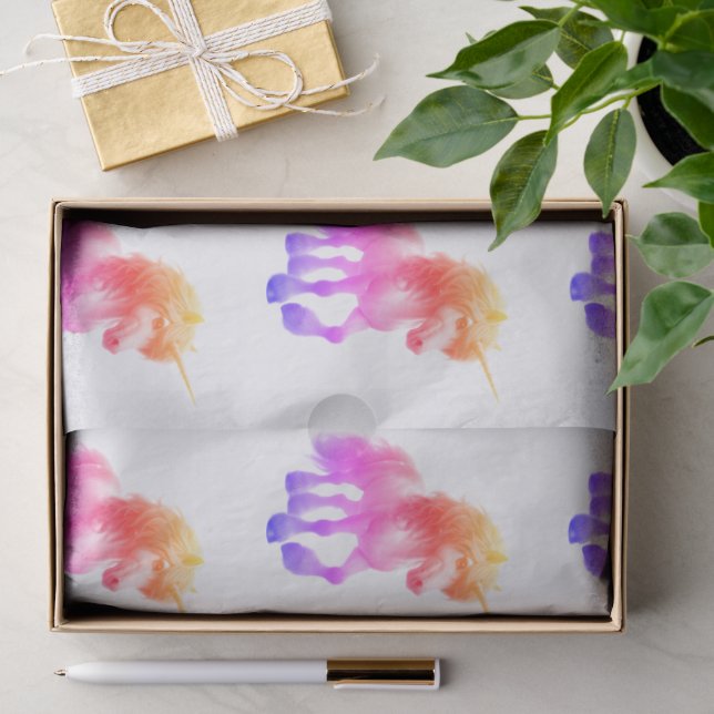 Papel De Seda Unicornio Neon (Regalo )