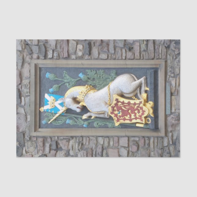 Papel De Seda Unicornio, Palacio Holyrood (Anverso)