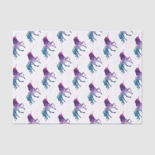 Papel De Seda Unicornio Prancing brillante mágico