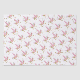 Papel De Seda Unicornios en flor