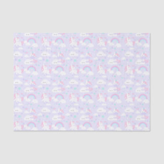 Papel De Seda Unicornios y Arcoíris