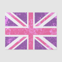Union Jack, púrpura y rosa