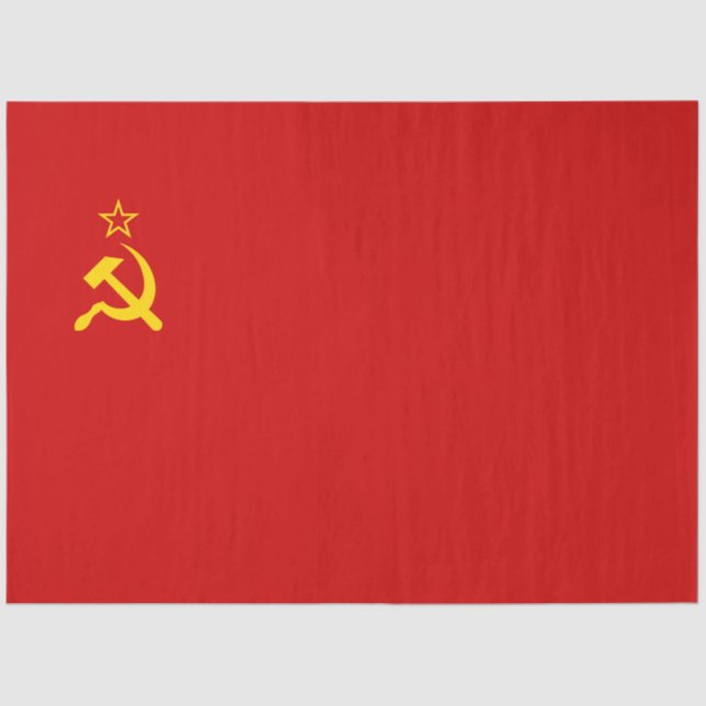 Papel De Seda Unión Soviética (URSS) (Martillo y esquisto comuni (Anverso)