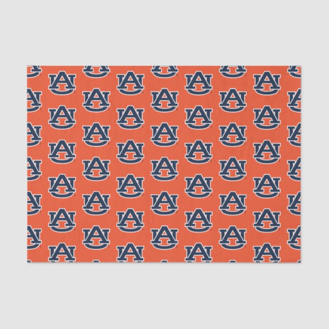 Papel De Seda Universidad Auburn | Logo de Auburn UA (Anverso)