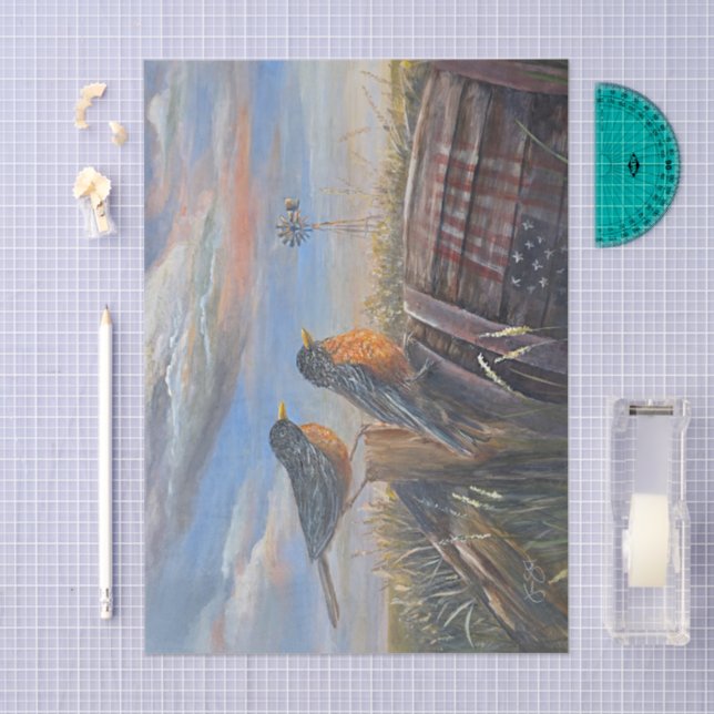 Papel De Seda USA Robins (Artesanía)