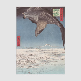 Papel De Seda Utagawa Hiroshige - Fukagawa Susaki y Jumantsubo