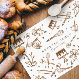 Papel De Seda Utensilios de cocina para hacer pan de madera pana