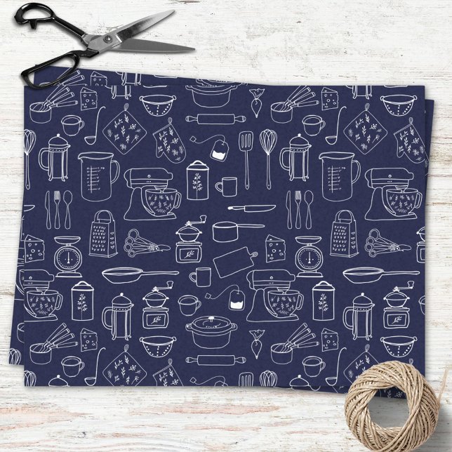 Papel De Seda Utensilios modernos de cocina Minimalista (In situ)